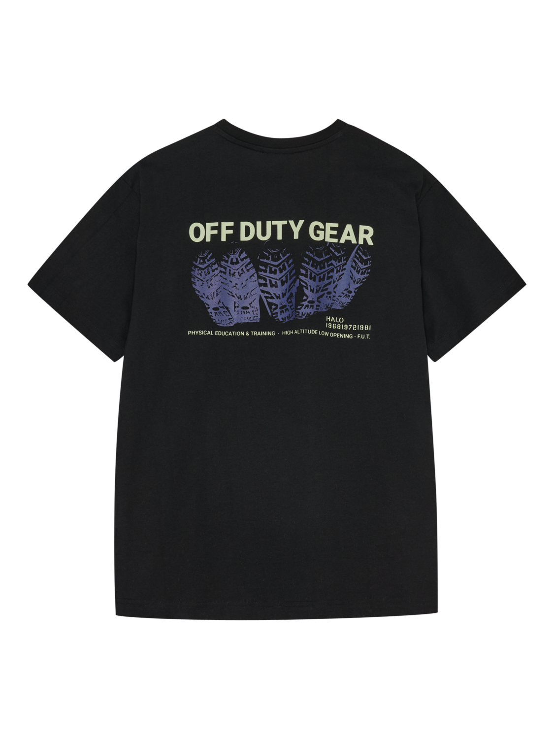 HALO GRAPHIC T-SHIRT, BLACK/FOG GREEN, packshot