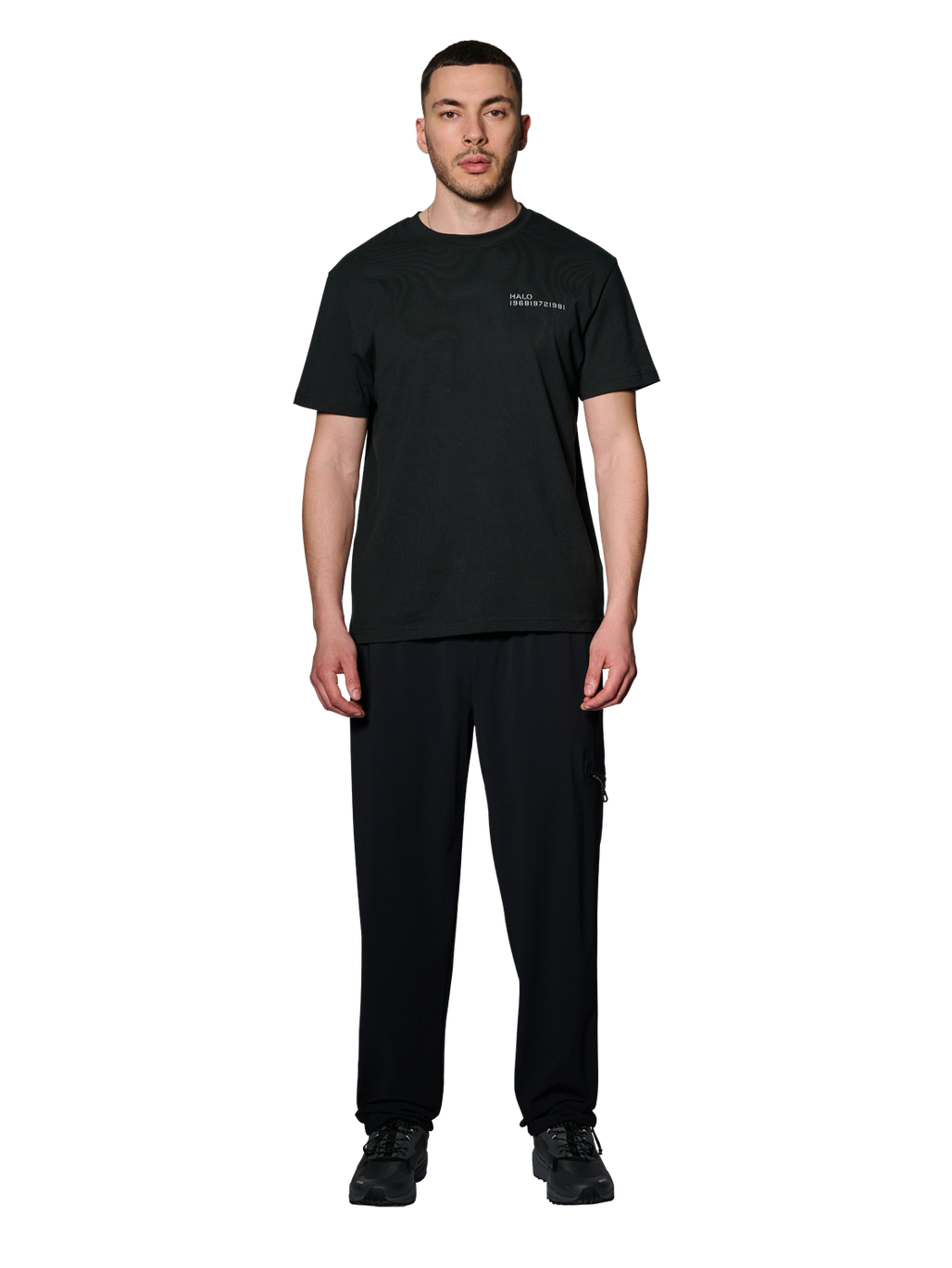 HALO AIRBORNE PANTS, BLACK, model