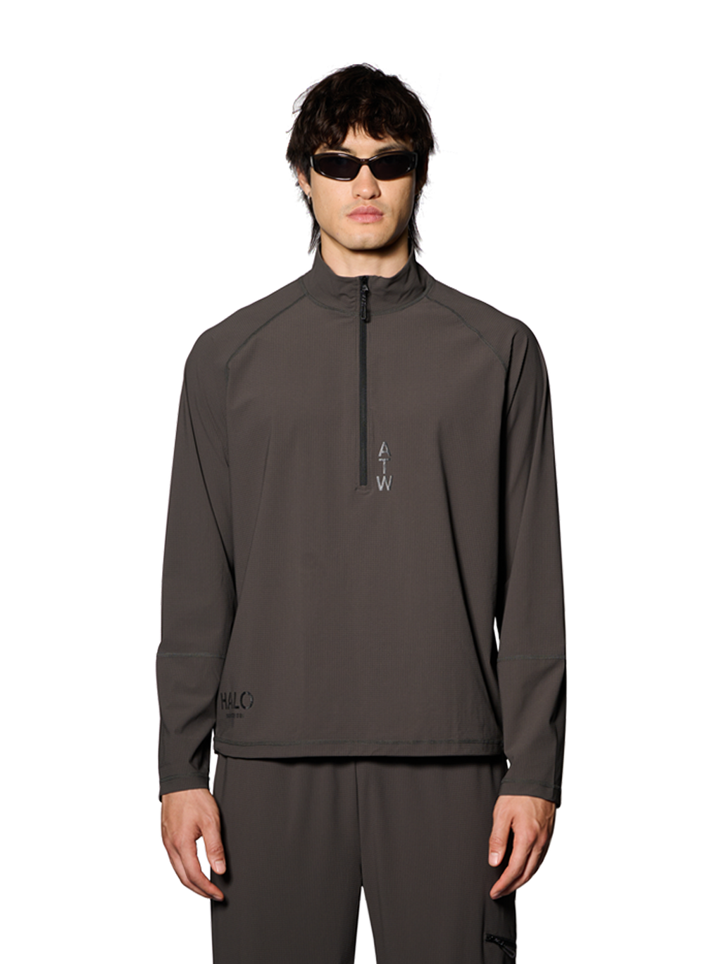 HALO AIRBORNE HALF ZIP, RAVEN, model
