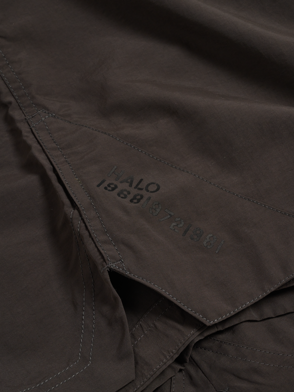 HALO NYLON SHORTS, GREY, packshot