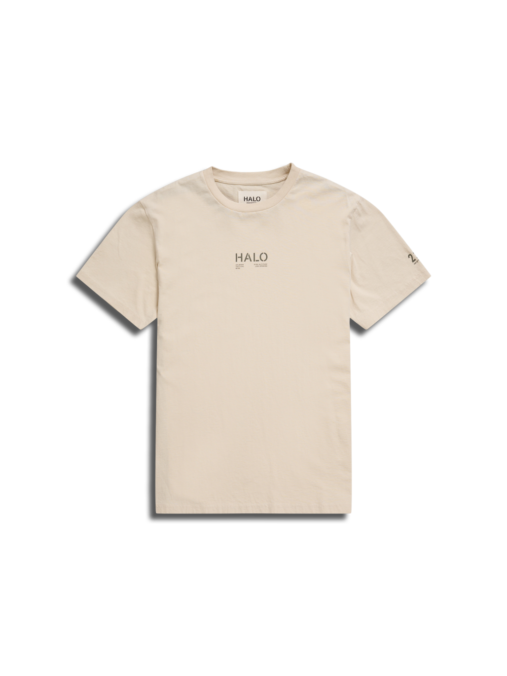 HALO COTTON T-SHIRT, OYSTER GRAY, packshot