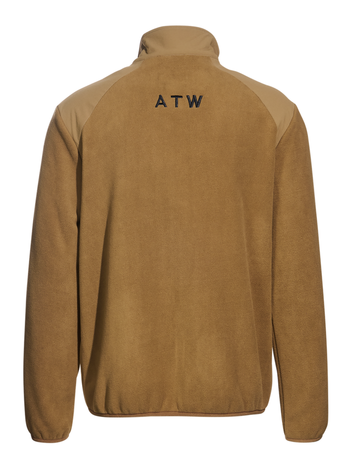 HALO PANELED FLEECE JACKET, KANGAROO HALO PANELED FLEECE JACKET, KANGAROO, packshot