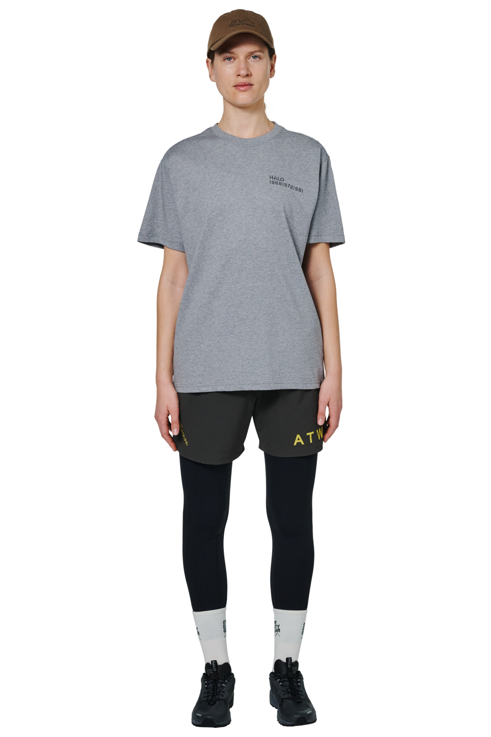 HALO ESSENTIAL T-SHIRT, GREY MELANGE/GREY MELANGE, packshot