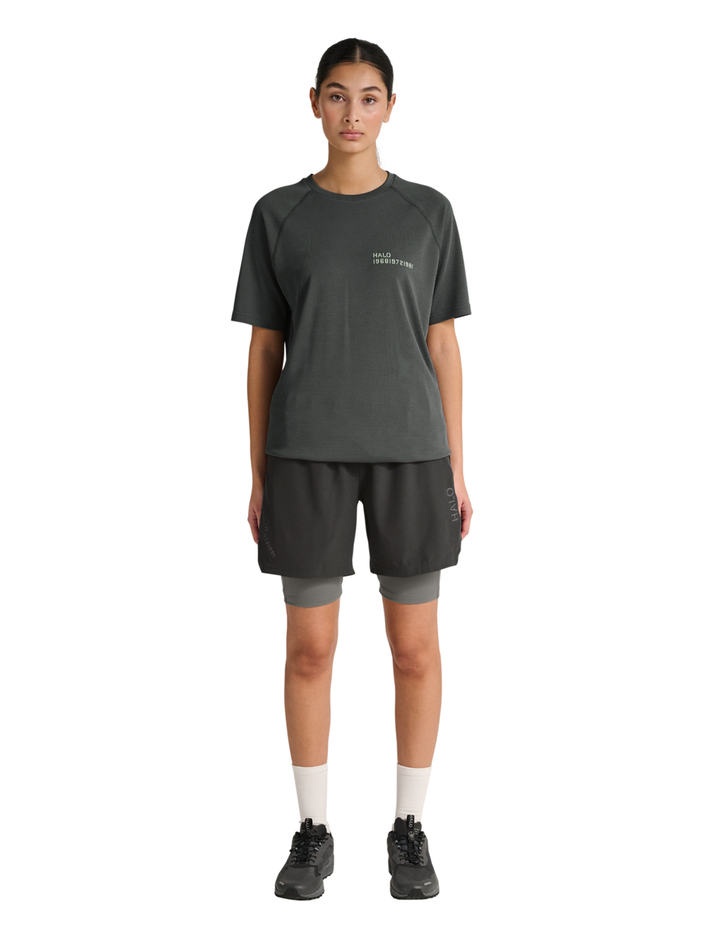 HALO 2 in 1 SHORT, RAVEN, model