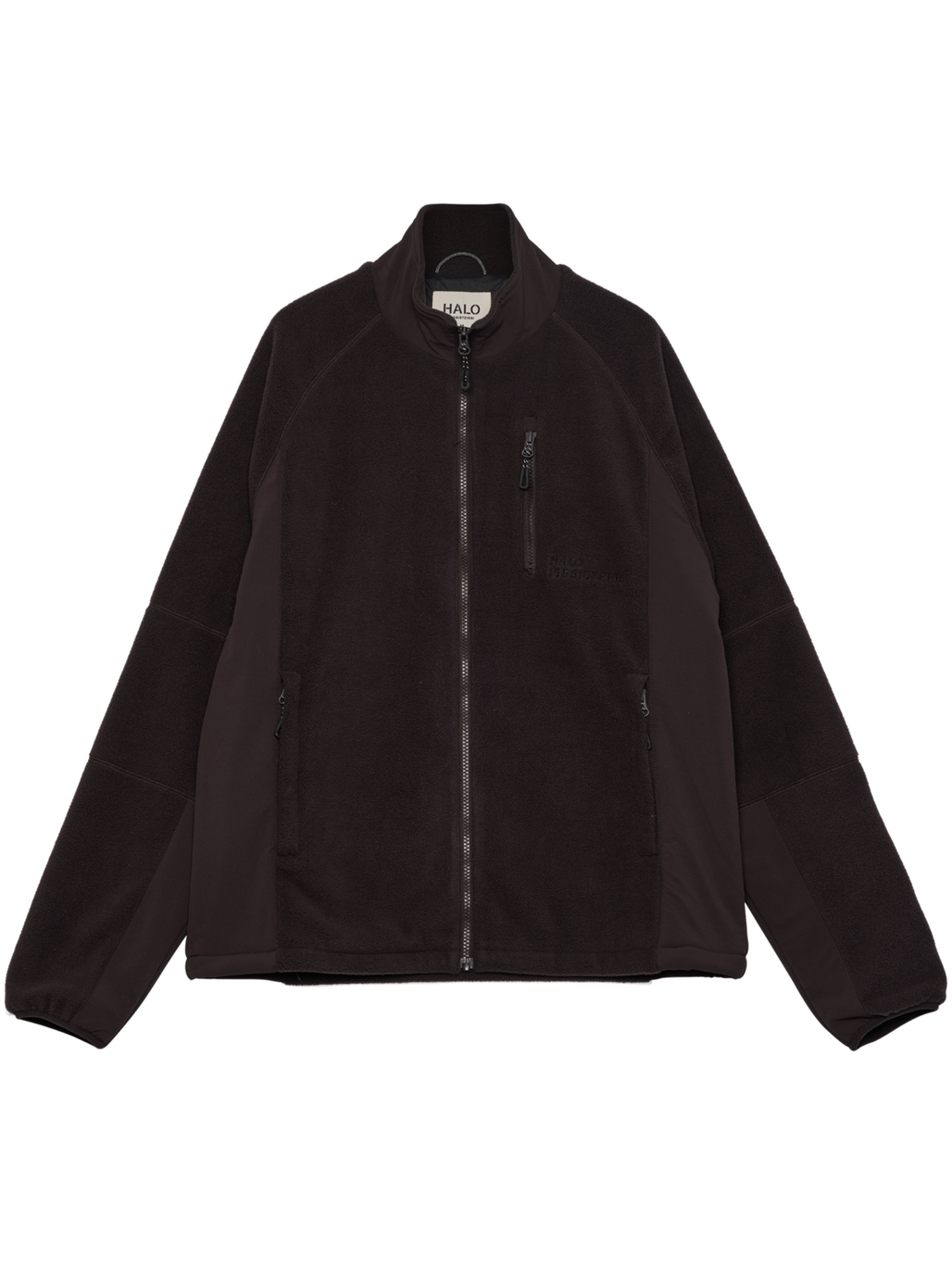 HALO WINDPROOF TEDDYFLEECE JACKET, CHOCOLATE TORTE, packshot