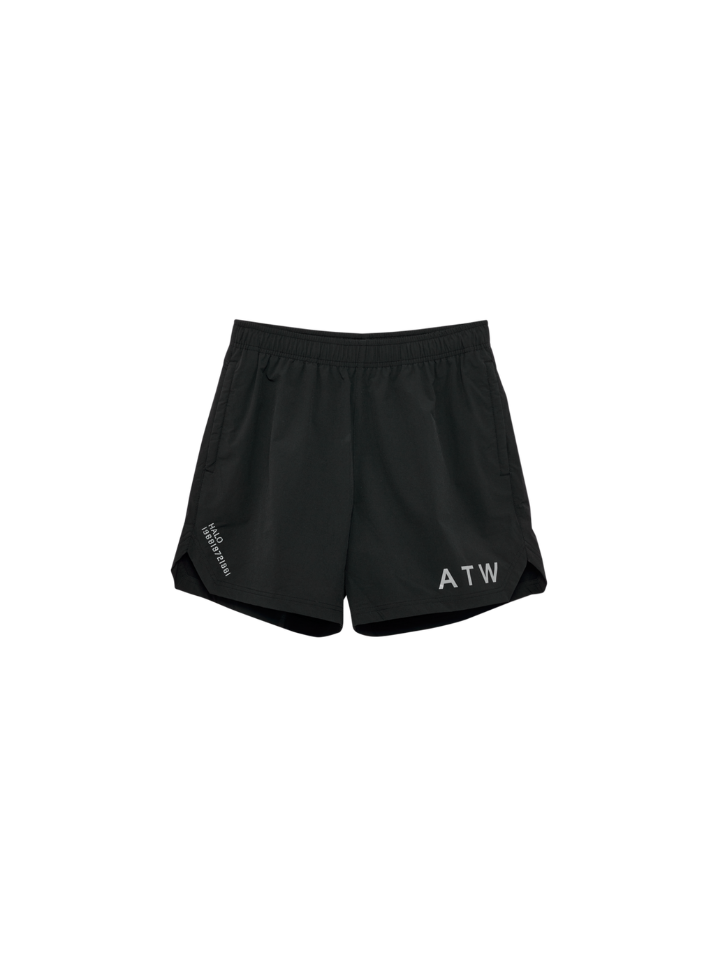 HALO SHORTS, BLACK, packshot