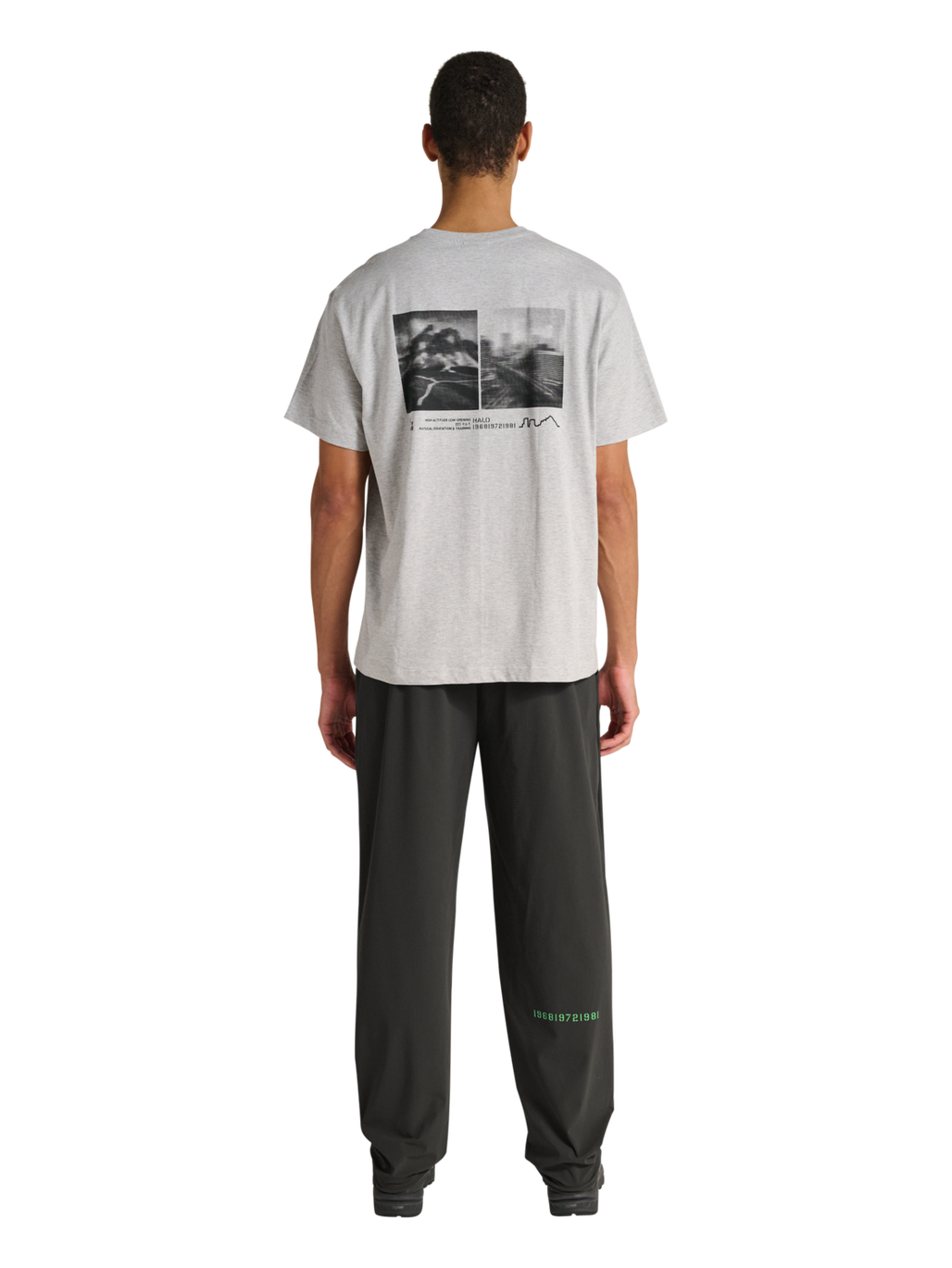 HALO AIR PANTS, RAVEN, model