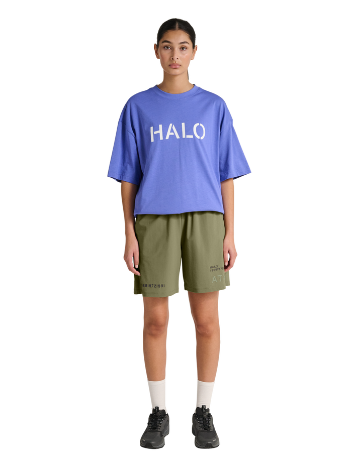 HALO AIR SHORTS, MERMAID, model