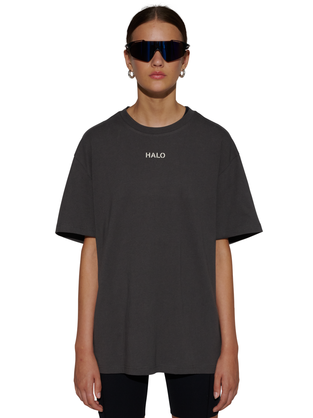HALO DUTY T-SHIRT, RAVEN, model