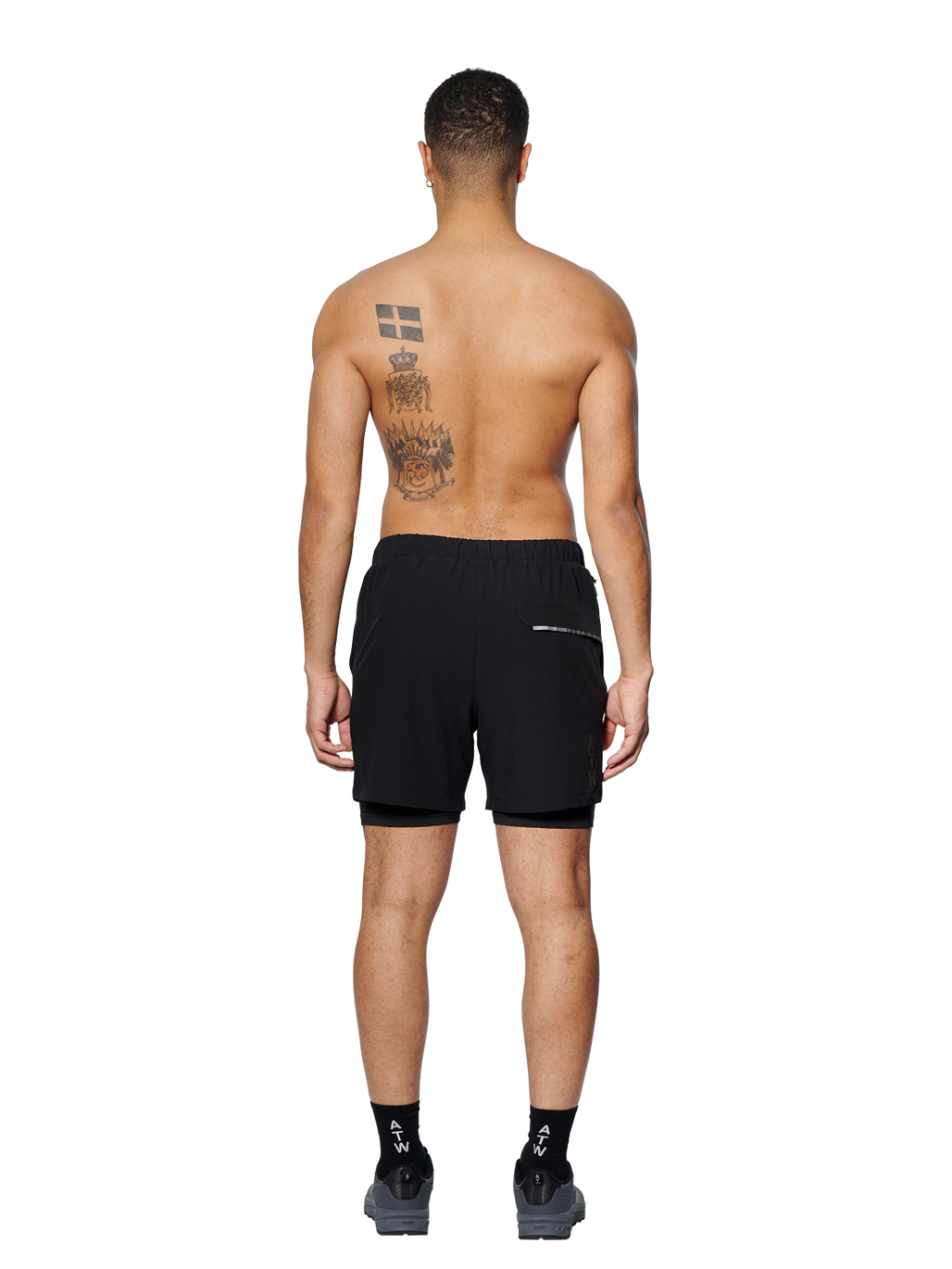 HALO 2IN1 TECH SHORT, BLACK, model