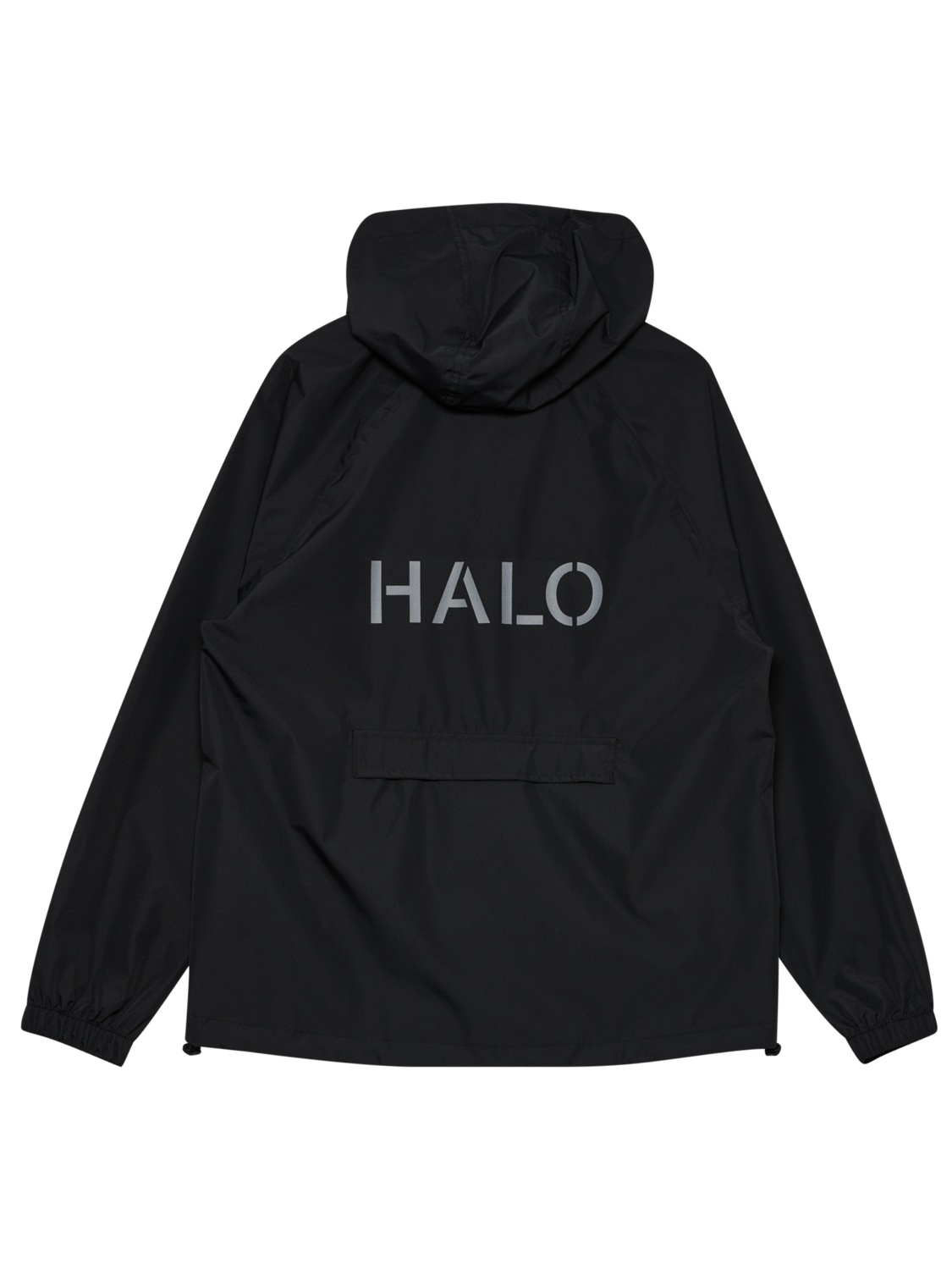 HALO RAIN JACKET, BLACK, packshot