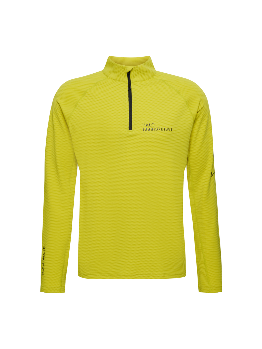 HALO SORONA HALF ZIP, WARM OLIVE, packshot