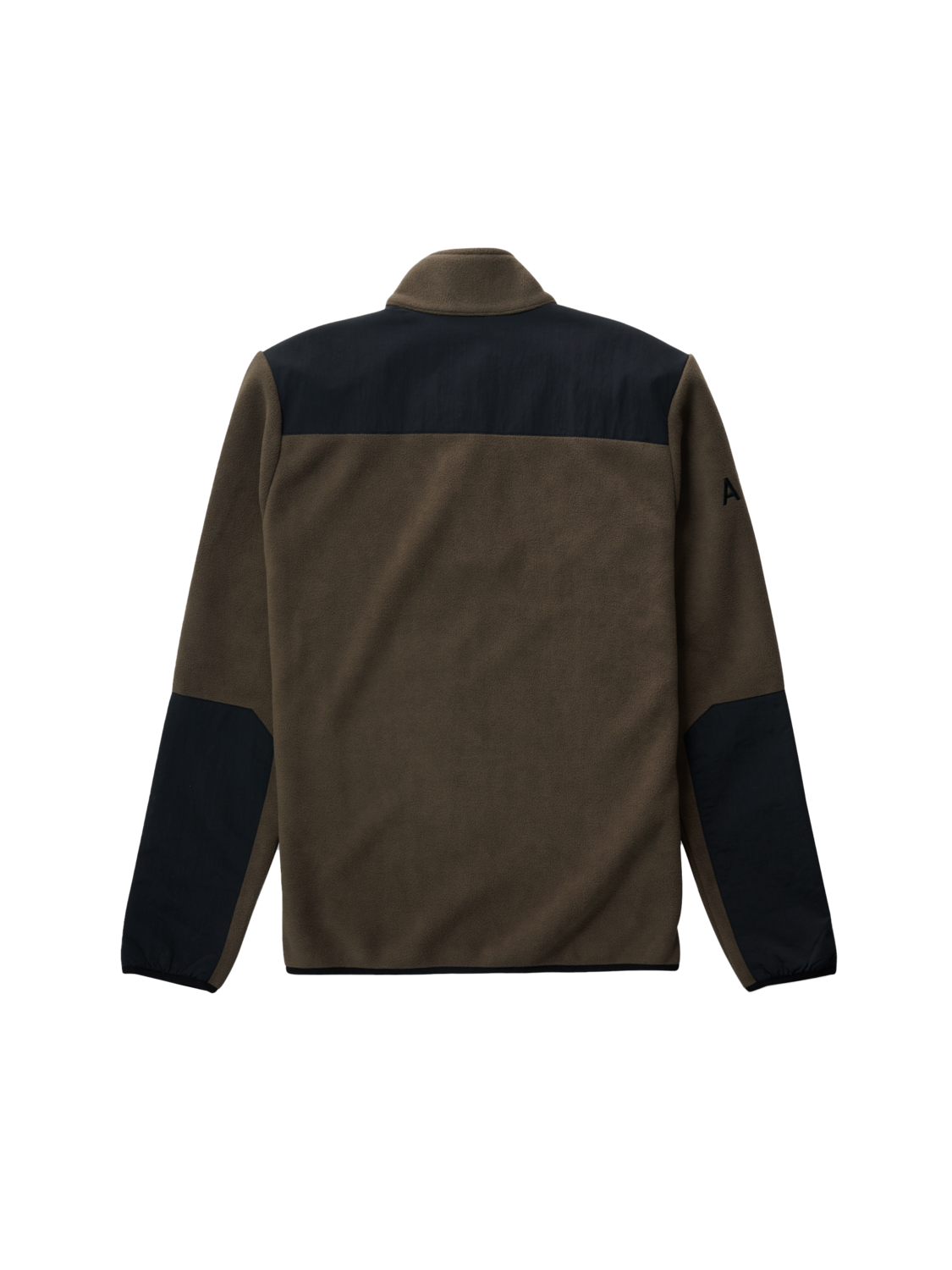 HALO BLOCKED ZIP FLEECE, MAJOR BROWN, packshot