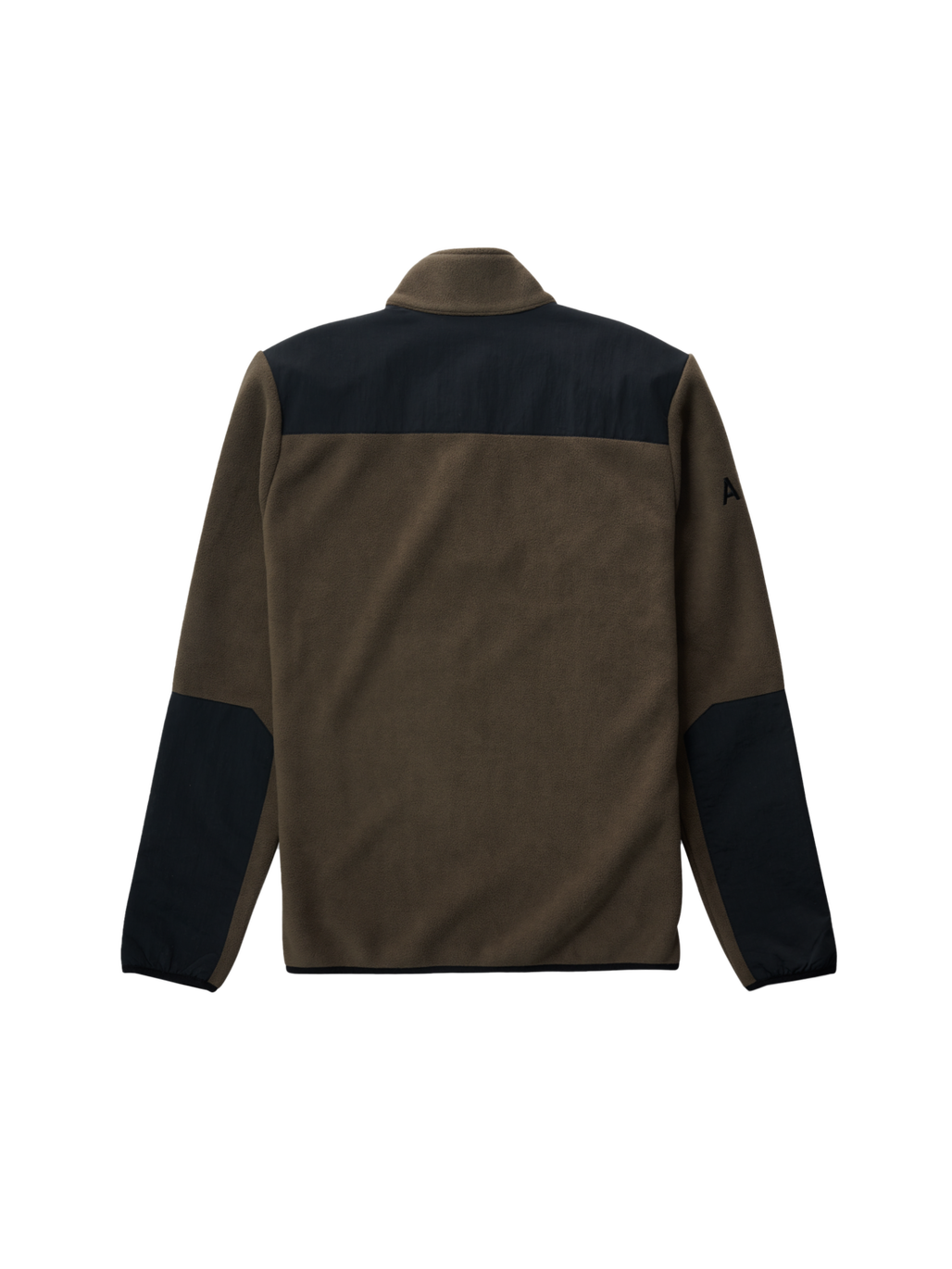 HALO BLOCKED ZIP FLEECE, MAJOR BROWN, packshot