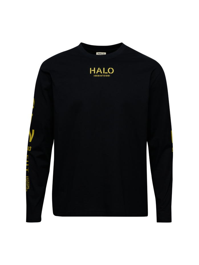 HALO GRAPHIC LS, BLACK HALO GRAPHIC LS, BLACK, packshot