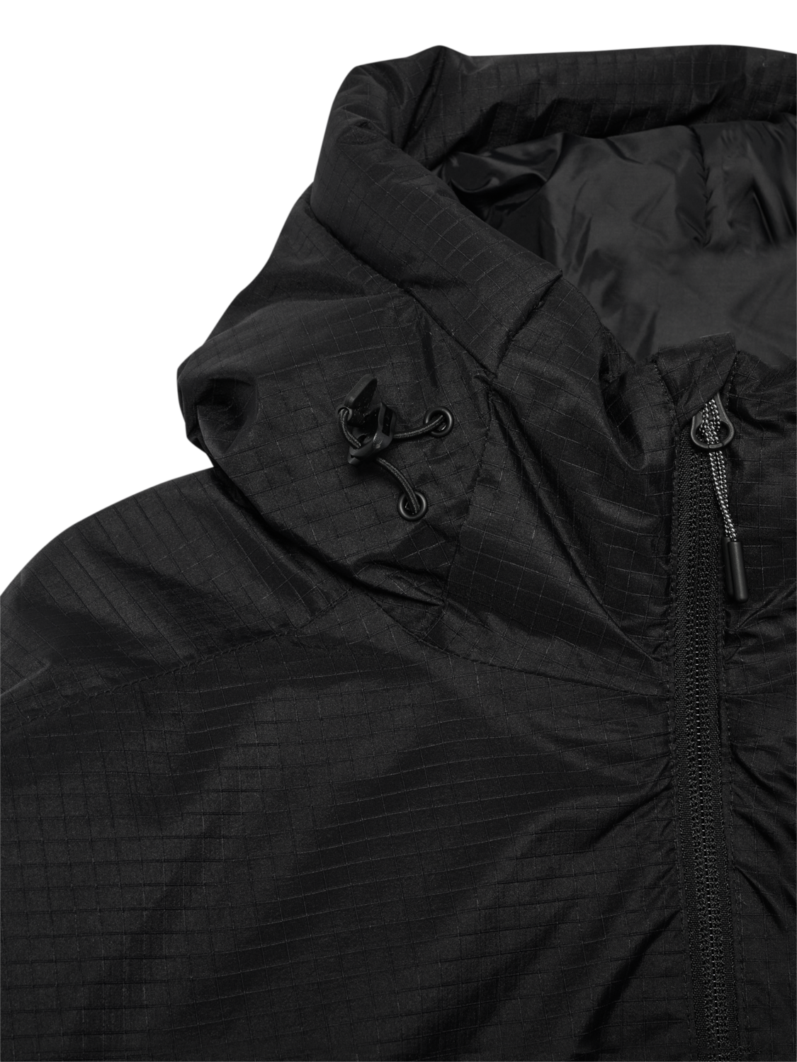 HALO RS DOWN JACKET, BLACK, packshot