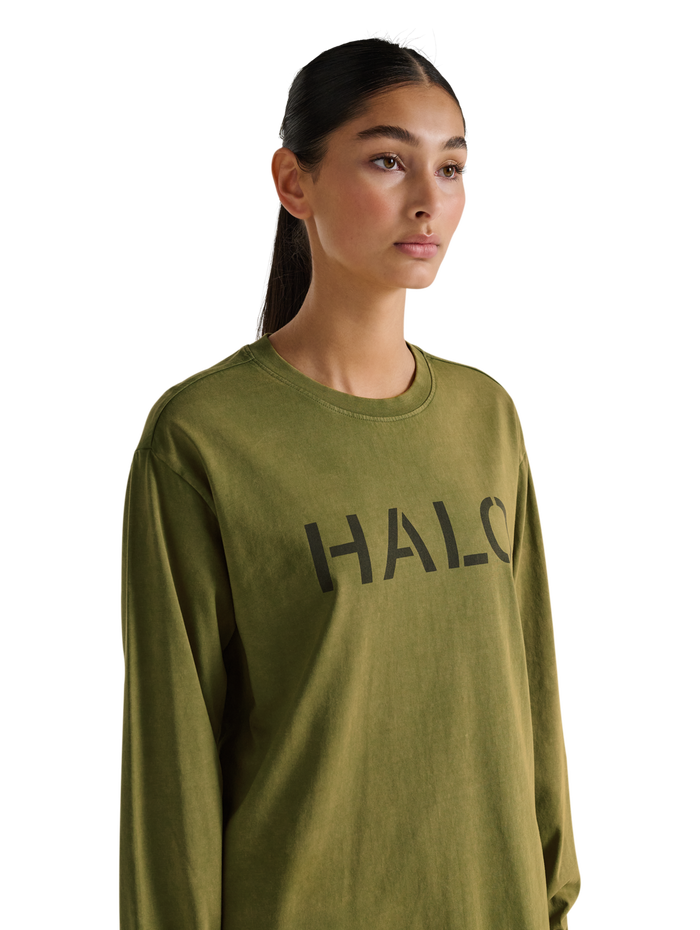 HALO UNIFORM LS, OLIVE DRAB, model