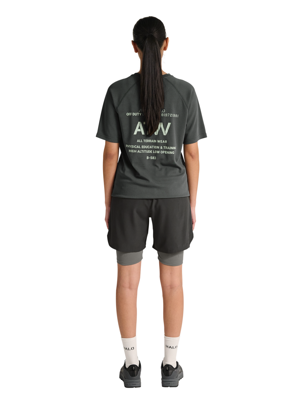 HALO 2 in 1 SHORT, RAVEN, model