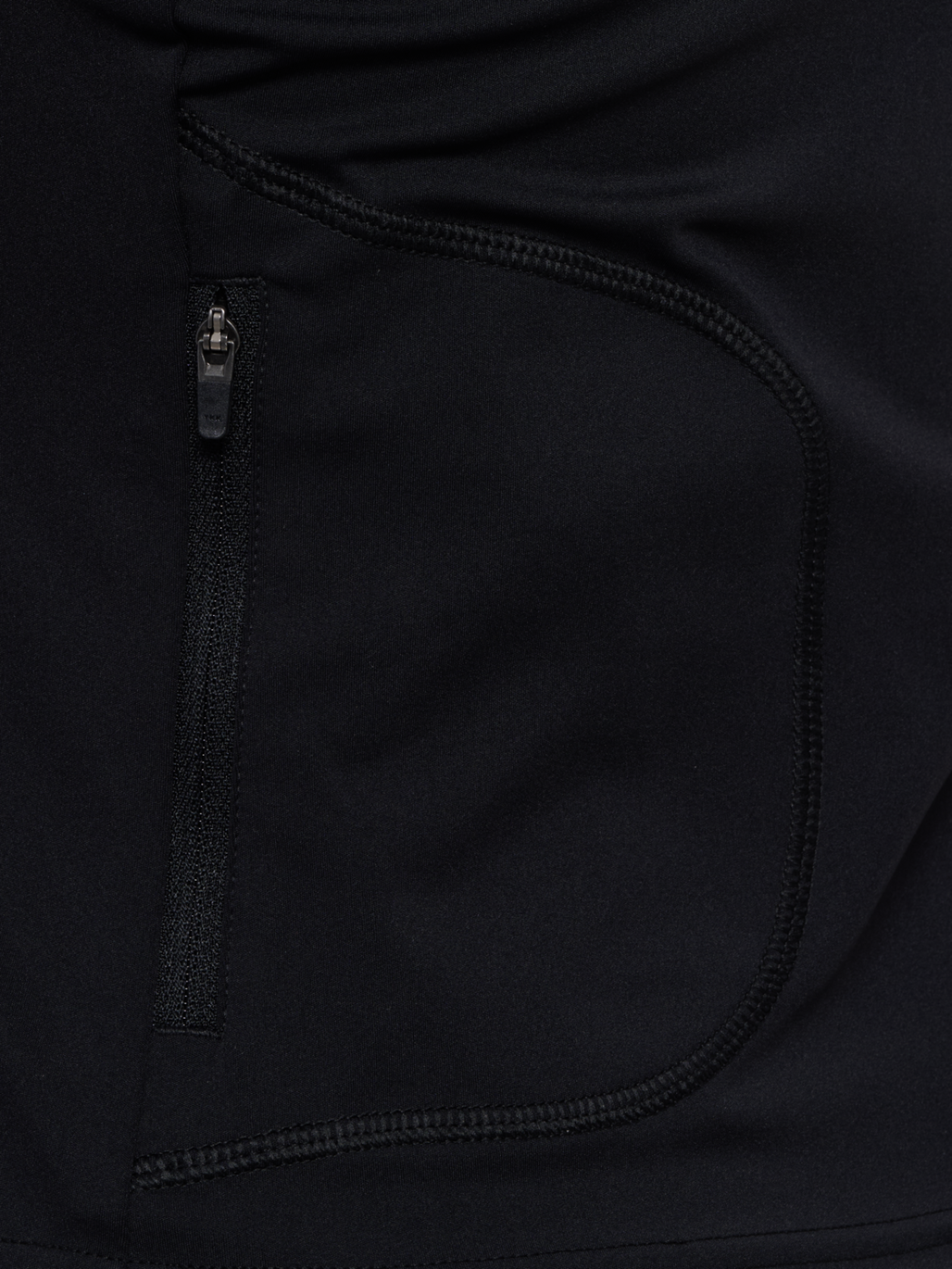 HALO WOMENS TRAINING ZIP SHIRT, BLACK, packshot