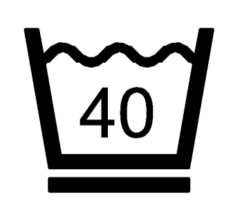 Gentle machine wash at 40 degrees Gentle machine wash at 40 degrees